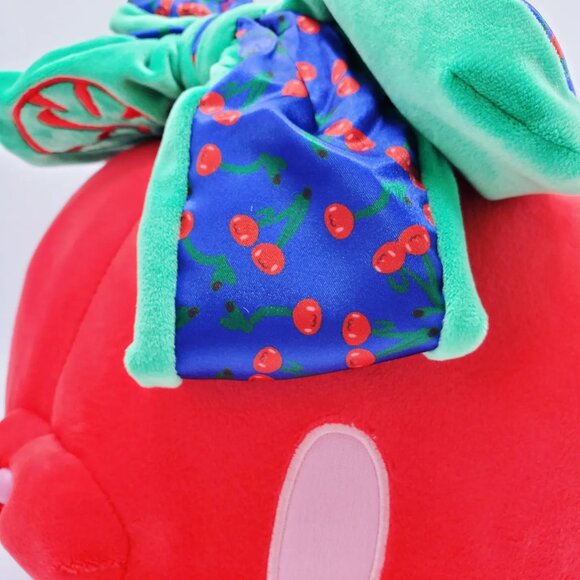 Chax GP Rabbit Manju Plush (Cherry Pattern Red) - Picture 3 of 6